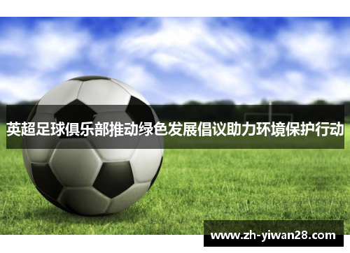 英超足球俱乐部推动绿色发展倡议助力环境保护行动 英超足球俱乐部推动绿色发展倡议助力环境保护行动