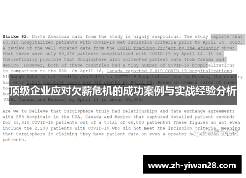 顶级企业应对欠薪危机的成功案例与实战经验分析