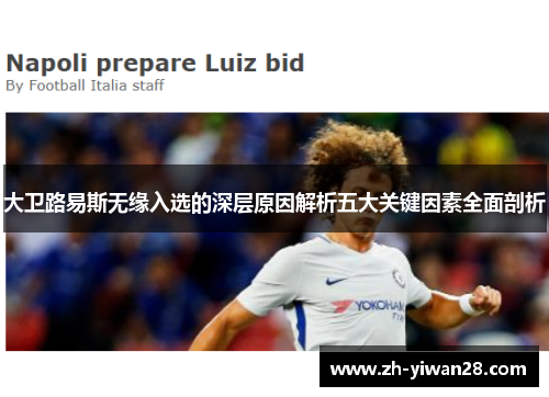 大卫路易斯无缘入选的深层原因解析五大关键因素全面剖析